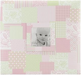 MBI Plastic Baby Post Bound Album with Window 12-Inch x 12-Inch-Bubbles,Green