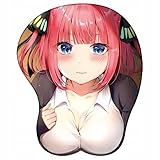 3Dマウスパッド シリコンマウス 立体デザイン おっぱい＆お尻付き 可愛いチェスト マウスパッド 水洗い可 耐久性 人間工学設計で乳首付き 突起あり ちくび露出疲労軽減 漫画＆アニメ愛好者に最適 18禁 セクシーなマウスパッド 21cm-26cm