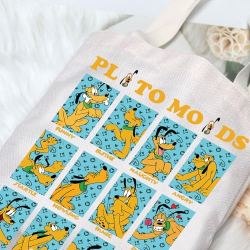 Bolsa Tote de Lona con Dibujo Divertido de Perro miniatura 5