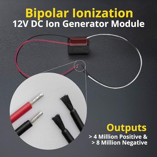 Image of Bipolar Ion Generator Module, DC 12V Positive and Negative Ionization Replacement Component for Compatible HVAC, VAV and Related Equipment