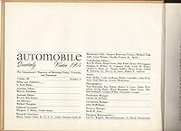 Automobile Quarterly -Volume 3, Number 4-Winter 1965 B0013OR4C4 Book Cover