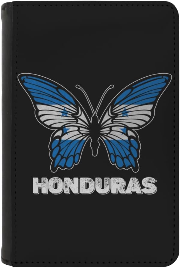 Honduras Flag Passport Holder Cover Wallet Case Novelty PU Leather with Card Slot Travel Accessories Protector for Women Men