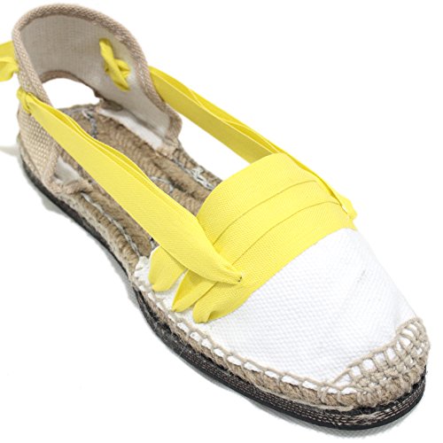 Espadrilles plates jaunes pour vos balades d'été ensoleillées taille 38