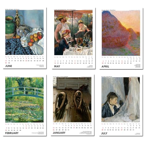 Image of Tallenge - 2026 Wall Calendar - Art by Impressionists - 12 x 17 Inches for Home & Office (Paper, Wall Calendar)