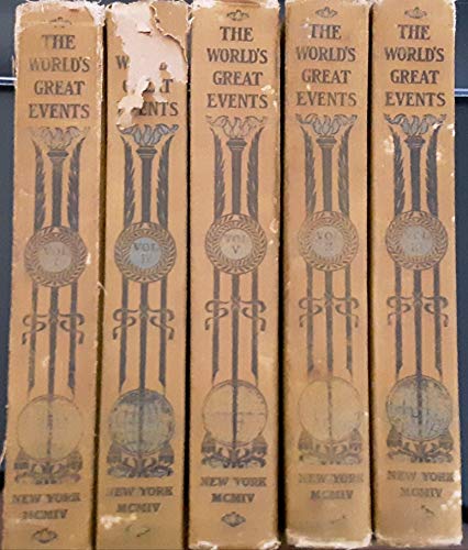 The World's Great Event in Five Volumes Complet... B000I8TNQQ Book Cover