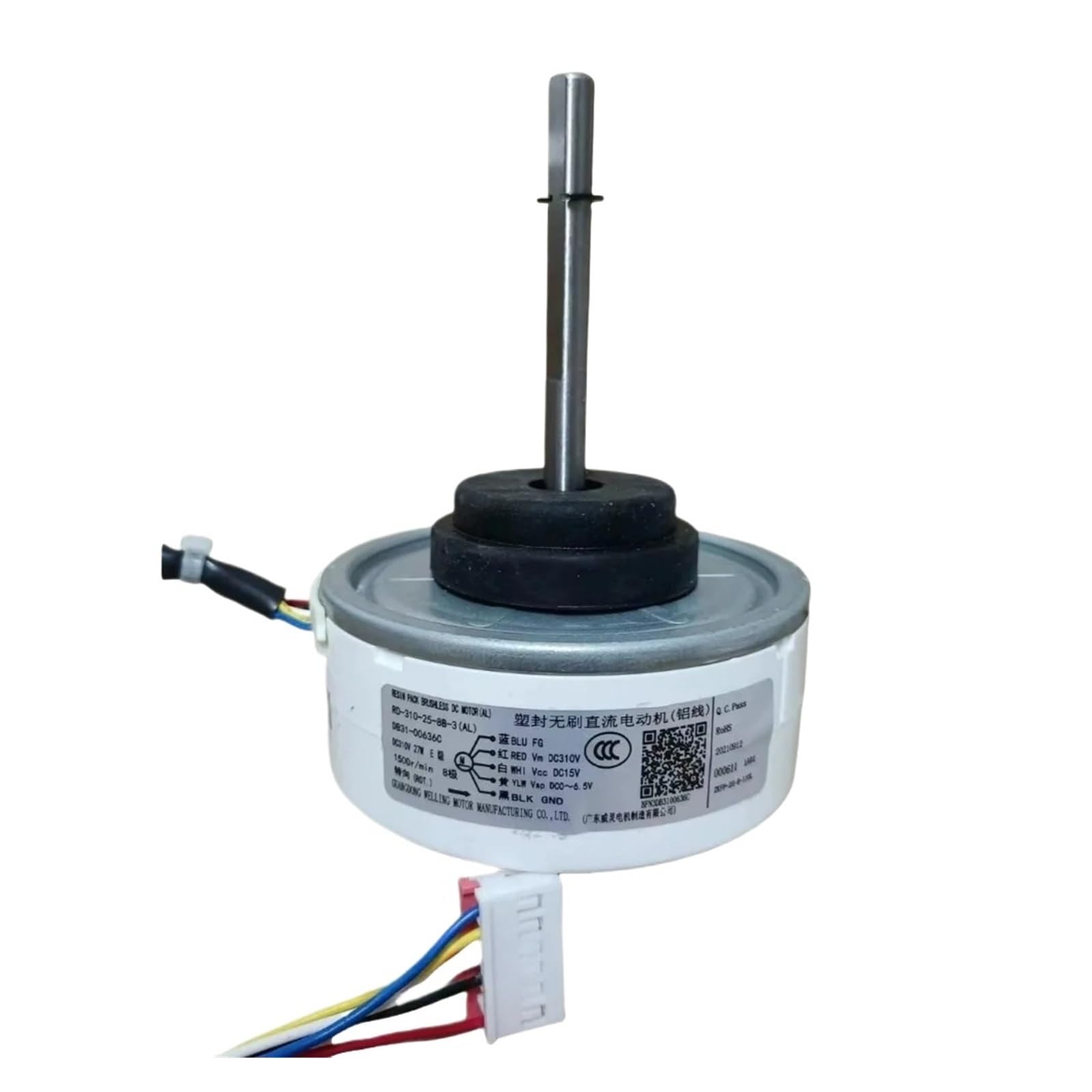 EEZII Compatible For Samsung，Air Conditioner DC Fan Motor DB31-00636C RD-310-25-8B-3(AL) DC310V 27W 1500r/min Conditioning Parts