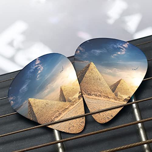 Pack de 12 médiators de guitare de l’Égypte ancienne pour guitare électrique, guitare acoustique, guitares diverses - Les Beatles, Paul McCartney, John Lennon, RIngo Starr, George Harrison Pack de 12 médiators de guitare de l'Égypte ancienne pour guitare électrique, guitare acoustique, guitares diverses – Image 7