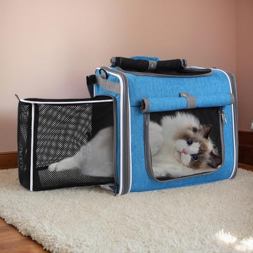 Bike Hundekorb - Haustiertrage für Fahrräder | Rucksack mit Belüftung, verstellbarer Transport, ideal für Spaziergänge und Reisen, Tragen von Hunden, großes Fassungsvermögen, stabiles Design