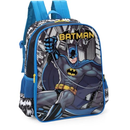 Mochila Infantil Batman G Azul 107053