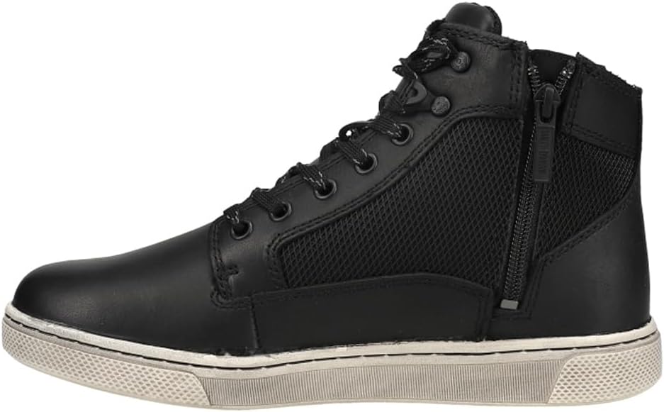HARLEY-DAVIDSON FOOTWEAR Women's Adaley Lace Sneaker, Black, 10