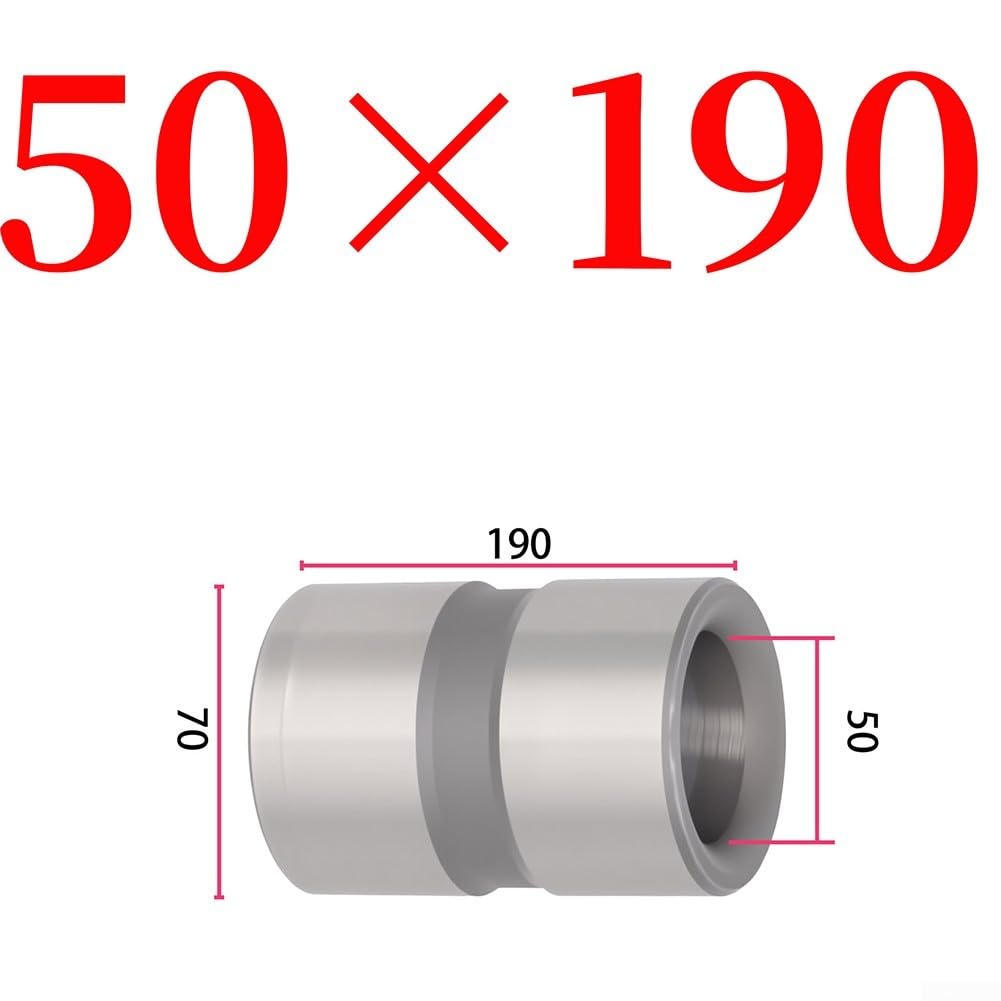 Guía para bujes industriales para sistemas de moldes con 70 mm de diámetro exterior y 50 mm de diámetro interior hecho de acero aleado 20Cr molido Guía de apoyo en troqueles de estampado (D)