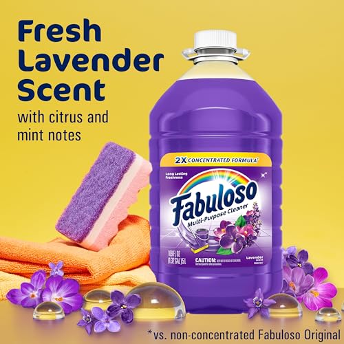 Fabuloso Multi-Purpose Cleaner 2x Concentrated, Lavender - 169 fl oz, 3 count