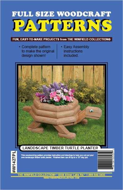Landscape Timber Turtle Woodworking Project Plan