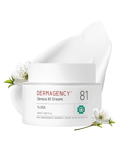 Crema Zeroca 81 Crema hidratante coreana de rosa silvestre para piel sensible y propensa al acné, controla el sebo, hidratación ligera para una