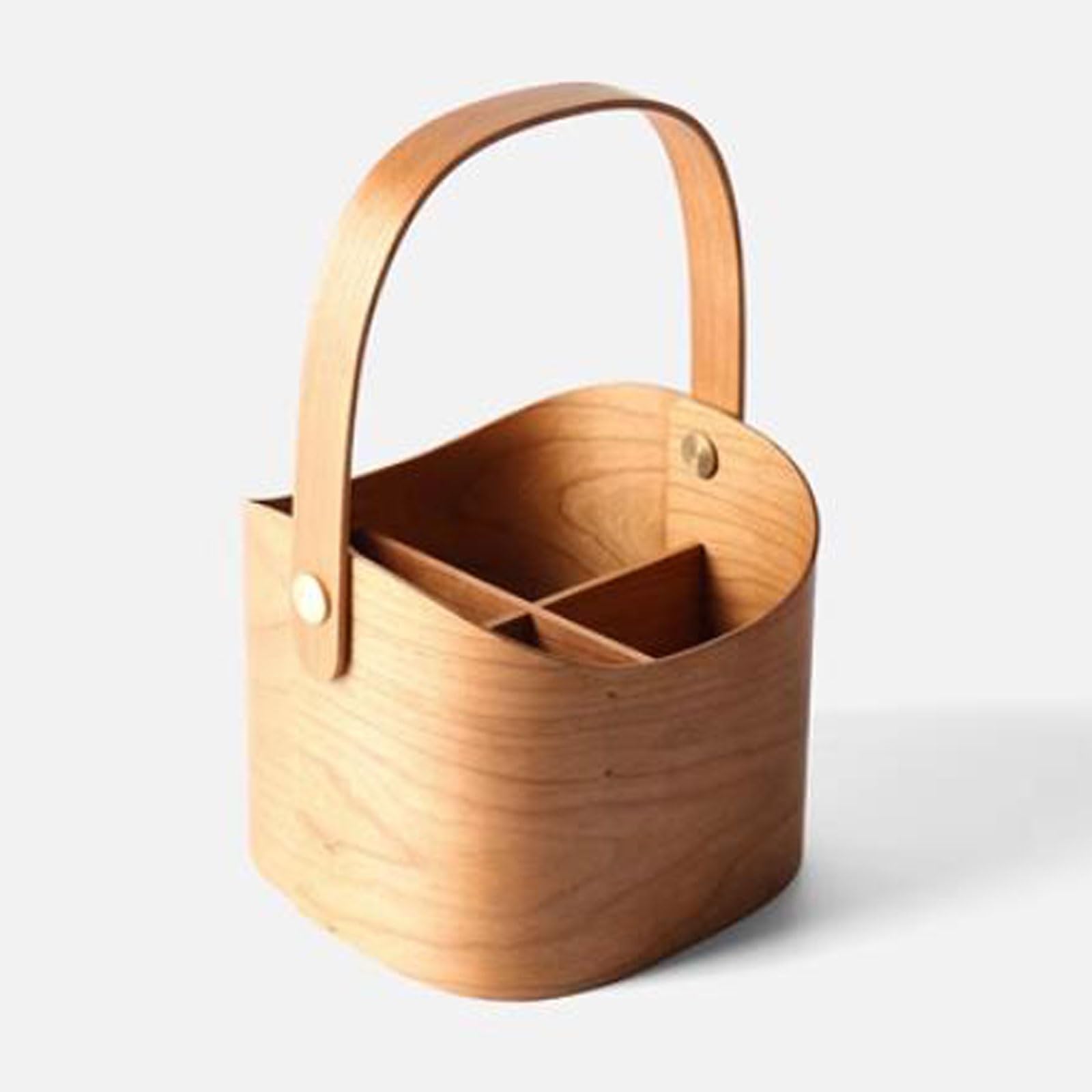 Organisateur de télécommande Panier de rangement en bois for télécommande, support de télécommande for table, fournitures de bureau en bois, organisateur de rangement for stylos, crayons, courrier, bu