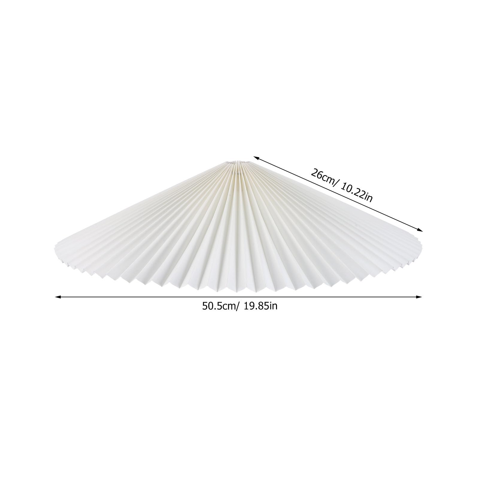 Abat-jour Décoratif en Tissu Beige, Cadre Fer Rotatif 360°