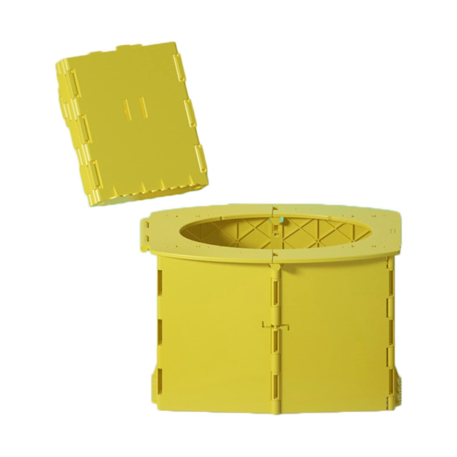 Child Foldable Emergency Toilet Training for Toddler Kids Travel for Indoor and Outdoor Potty Yellow