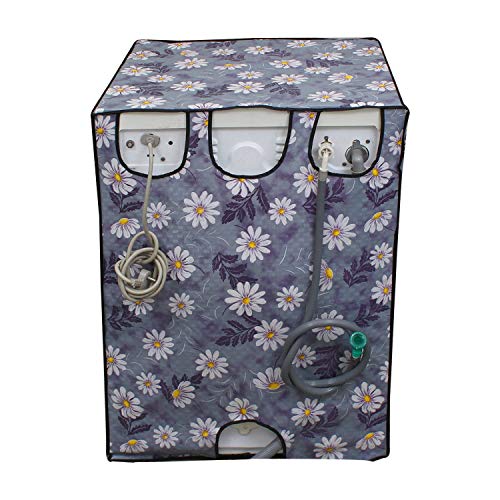 Image of Lithara Waterproof Front Load Washing Machine Cover For 5 Kg, 5.2 Kg, 5.5 Kg (Design 10)