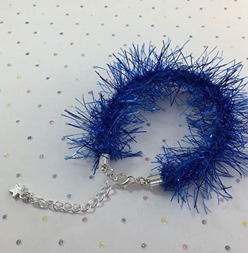 Image of Eyelash Fun Fur Yarn Premium 100% Polyester 164 Yds (150 Mt), 3.53 Oz (100 Gr) Colorful Crochet Yarn Dıy Hand Knitting (Navy Blue)