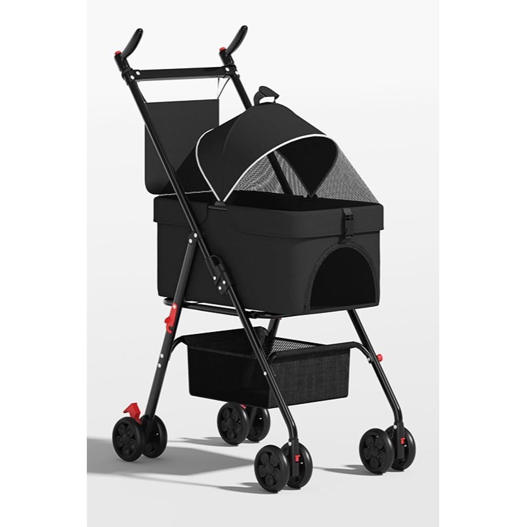 Amazon.co.jp: 【ペット用 カート】楽々ペットバギー （グレー