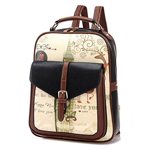 Sac à dos style fashion pour école et jeunesse en relief couleur C