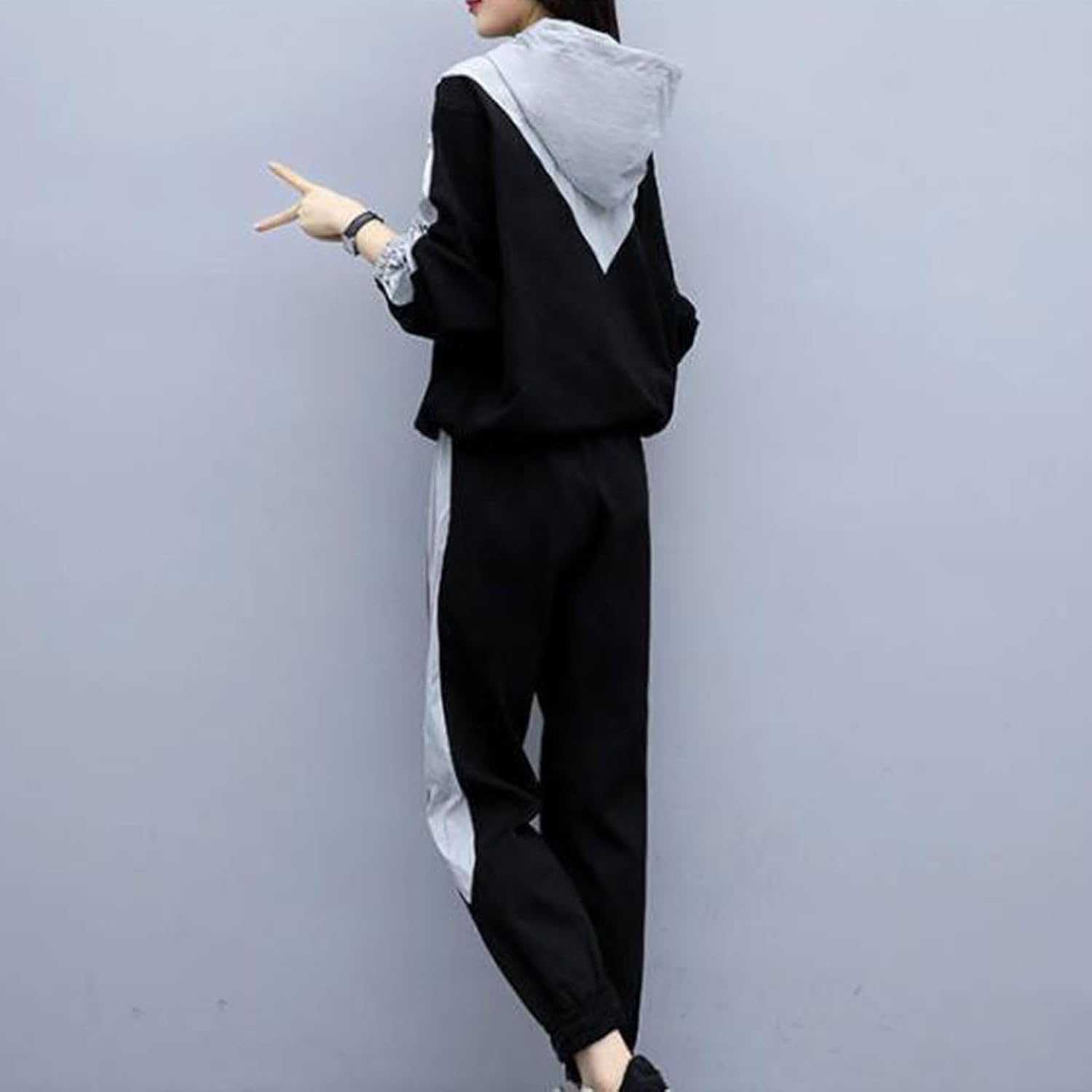 春秋 2点セットアップ ジャージ レディース 韓国風 上下セット スウェット パーカー スエット アクティブウェアスポーツ 部屋着