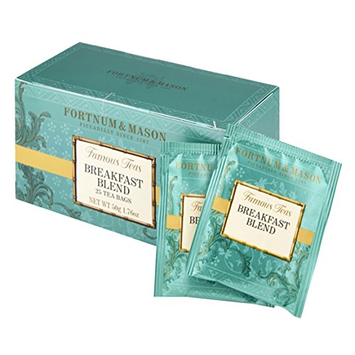 FORTNUM & MASON, London - BREAKFAST BLEND - 75 tea bags (3 boxes of 25 bags)