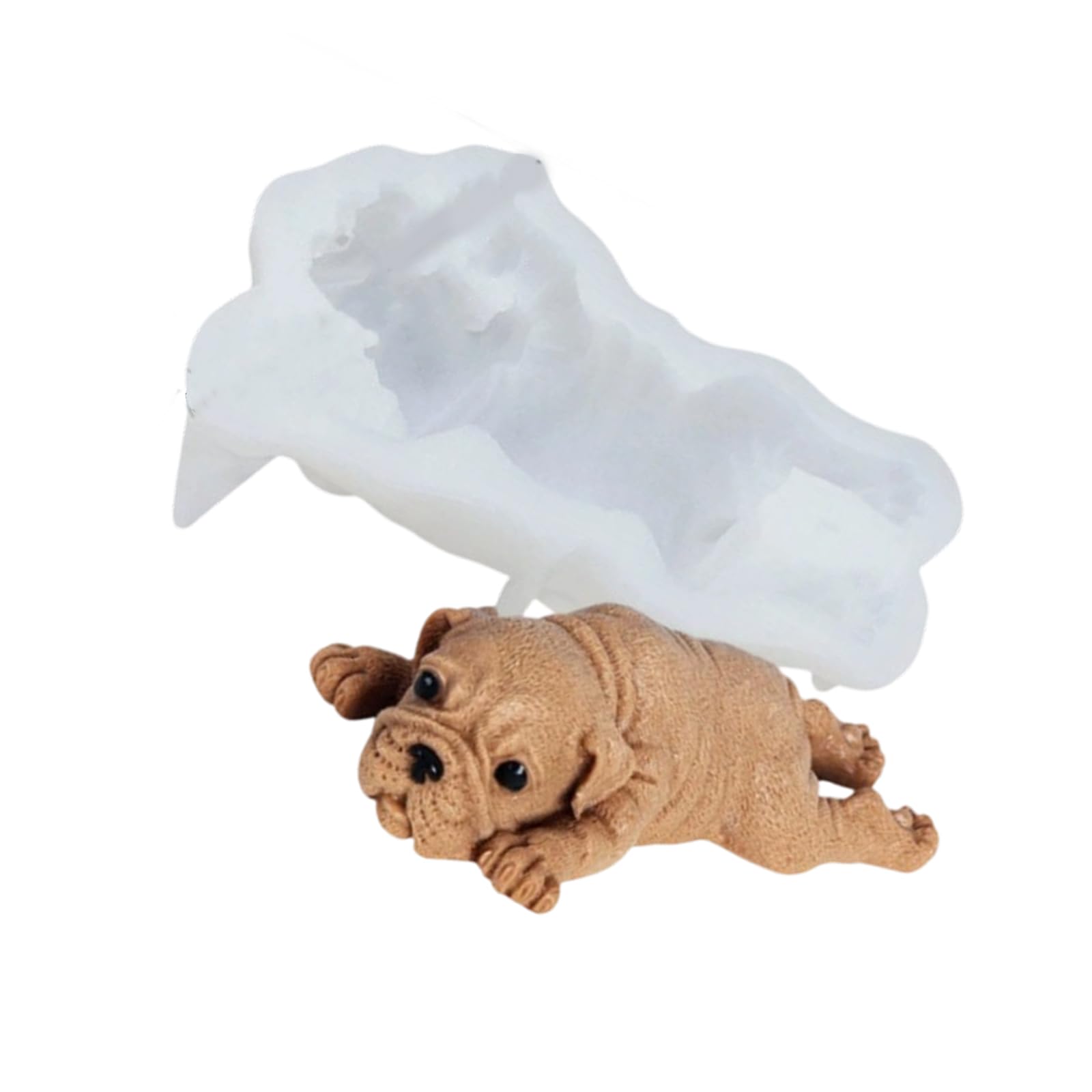 HZBB Dog Silicone Fondant Molds Fondant Silicone for Soap Jelly Chocolate Dessert Baking Dog Shaped Baking Cast for Cakes