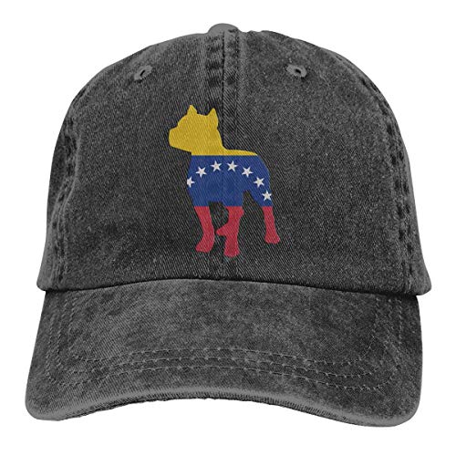 N / A Sombreros Sombrilla Al,Ocio Sombrero,Dad Hat,Sombrero De Deporte,Sombrero De Sol,Pitbull Patriótico Bandera De Venezuela Denim Jeanet Gorra De Béisbol Sombrero De Papá Ajustable