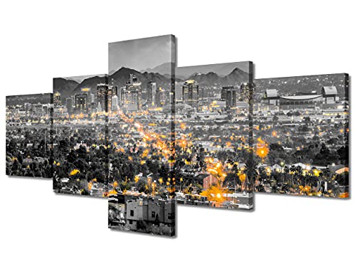 5 Piece Wall Decorations for Living Room Phoenix...