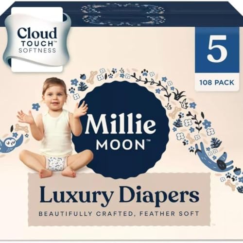 Image of Milm Baby Diapers – Ultra Soft, Leak-Proof, Hypoallergenic Disposable Diapers (5)