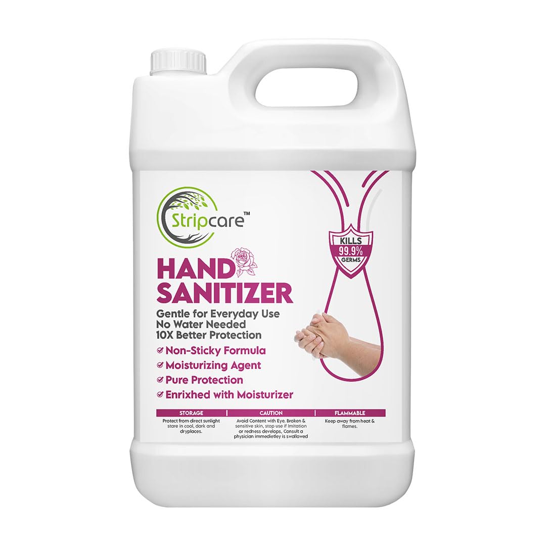 CLASSIC-ROSE All IN One Disinfectant Liquid Sanitizer 5L Refill Pack|Anti-Bacterial & Anti-Fungal Sanitizer|WHO & FDA Approved|99.9% Against Germs, 70% Alcohol Based |Naturally & Hygenic-image-25