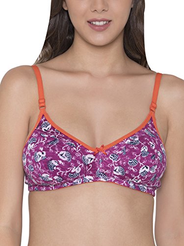 Image of Clovia Women's Cotton Non-Padded Non-Wired Printed Bra