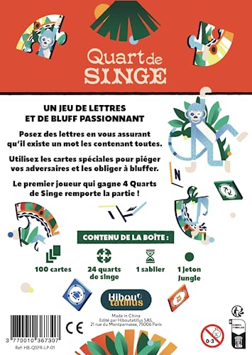 Jeu classique Hiboutatillus Quart de Singe - vue 4
