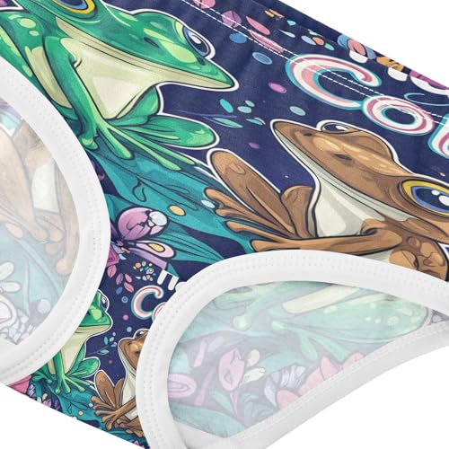 Cute Frogs Flower Toddler Girls's Underwear 2T 202b89834