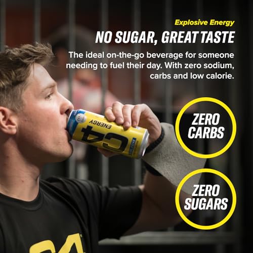 C4 Performance Energy Drinks Mixed Variety Pack 500ml (12 pack) | Sugar Free Energy Drink with 160mg Caffeine, 250mg Betaine, 1050mg Taurine | Low Calorie Fizzy Drinks for On the Go Energy and Focus - Image 4
