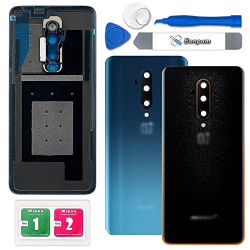 Eonpam Back Cover Glass for OnePlus 7T Pro Rear Glass Replacement with Camera Lens + Repair Kit Genuine Rear Housing (McLaren)