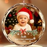 🎄 Boule de Noël Unique – Immortalisez VOTRE COUPLE avec une PHOTO & TEXTE sur cette déco sapin personnalisée. Cadeau romantique et original pour COPAIN, COPINE, HOMME ou FEMME à Noël 2025.