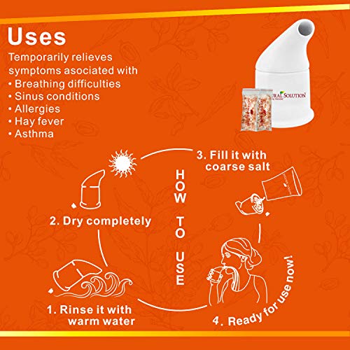 Natural Solution Organic Personal Care Travel Gift Set 2 Items | Nasal Inhaler and Ceramic Salt Inhaler - Thumbnail 3