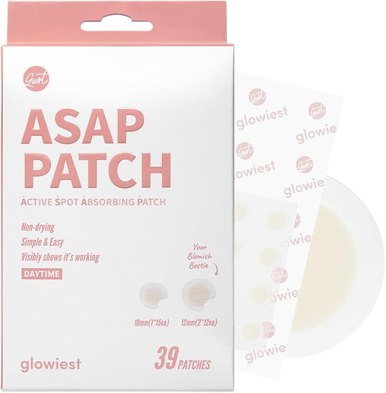 glowiest ASAP Adesivo hidrocoloide para cuidados localizados, 39 unidades, 10 mm e 12 mm