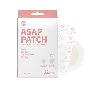 glowiest ASAP Active Spot Alleviating Patch 39 Patches Daytime 10mm 1 15ea 12mm 2 12ea Premium Hydrocolloid Dressing