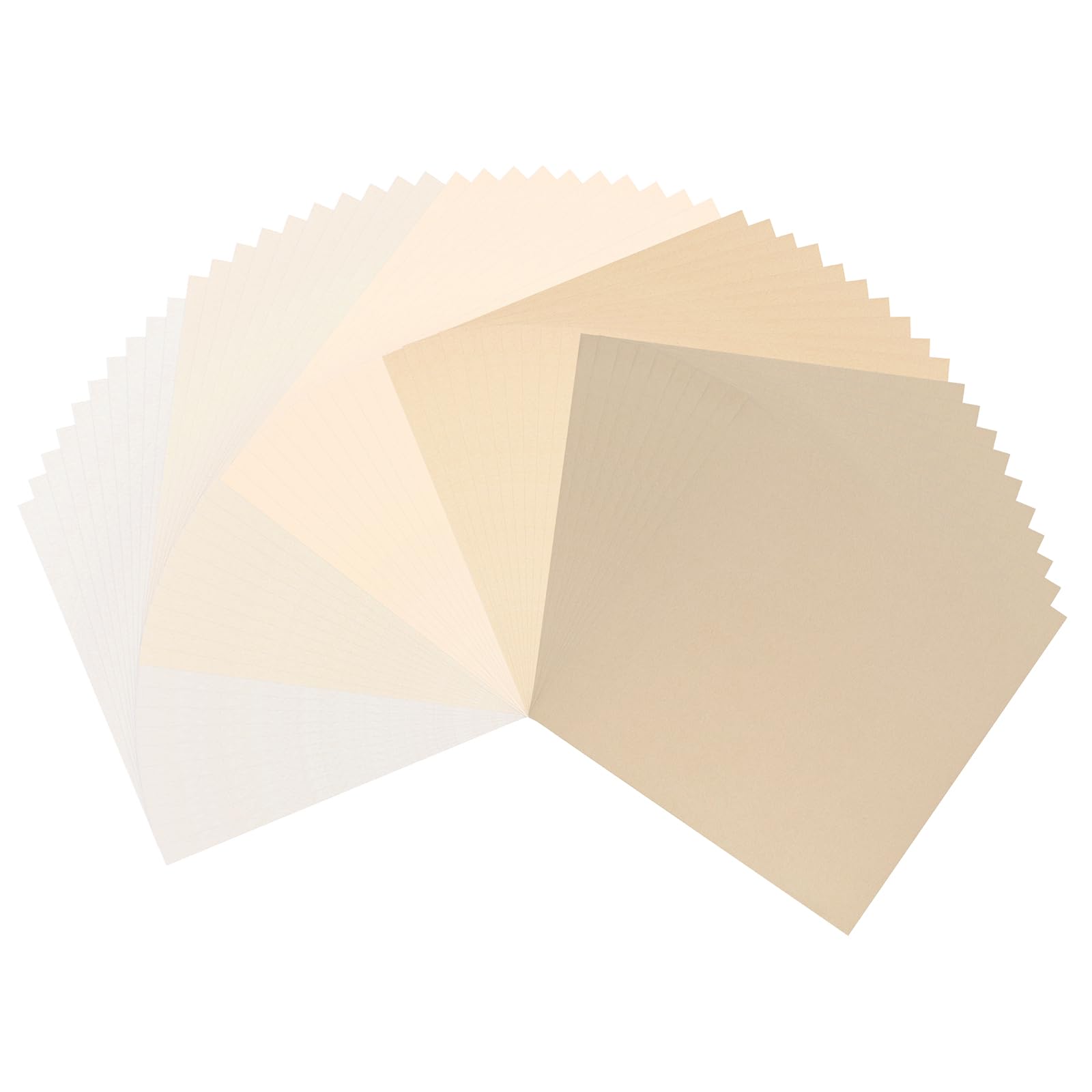 Vaessen Creative Kraft Paper 12 x 12-100 Sheets of 300 GSM - Smooth & Brown - for Crafts, Scrapbooking, Card Making, Envelopes, Journaling and Labels