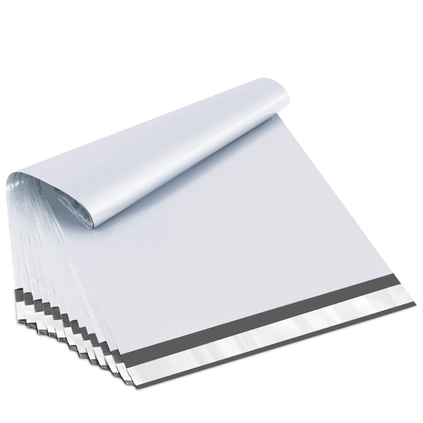 UCGOU Large Poly Mailers 14.5x19 Inch White 200 Pack Plastic Shipping Bags