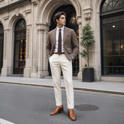 Image of Arkbird Men's Genuine Leather Oxford Dress Shoes - Lace-Up Business Formal Shoes for Office, Work & Daily Commute