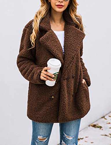 image for PRETTYGARDEN Women's Fashion Winter Coats Sherpa Fleece Faux Fur Shear