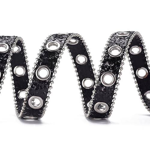 Waist Belt, Multiple Color Waist Belt Shinning Belts for Woman Men Adjustable Pin Buckle Waist Strap for Jeans Dress3