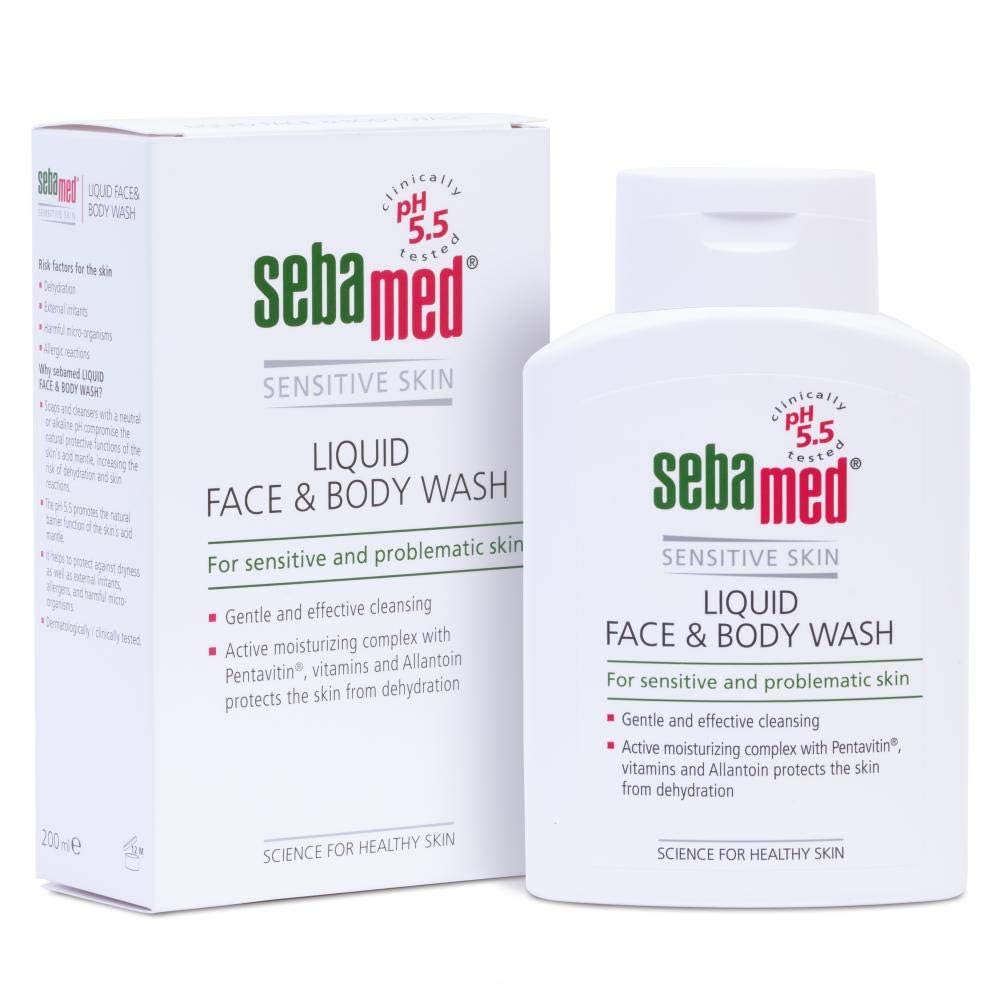 Liquid Face & Body Wash 200Ml -Moisturizing Protects The Skin From Dehydration