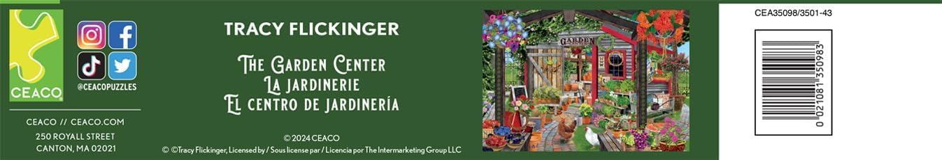 Ceaco - Tracy Flickinger - The Garden Center - 2000 Piece Jigsaw Puzzle