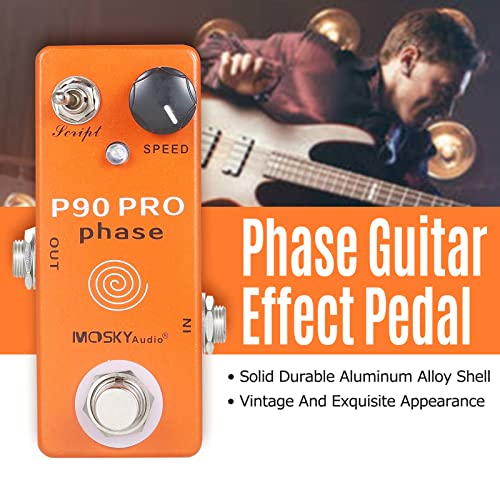 LAOJIA P90 PRO PHASE Pedal Guitar Effects Single Mini Vintage Pedal Pédale d’effet,Pédale de phaseur - Les Beatles, Paul McCartney, John Lennon, RIngo Starr, George Harrison LAOJIA P90 PRO PHASE Pedal Guitar Effects Single Mini Vintage Pedal Pédale d'effet,Pédale de phaseur – Image 4