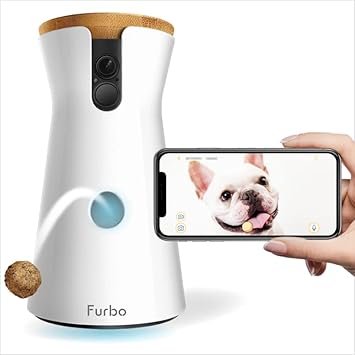 Furbo Tomofun 2C Dog Camera Treat Tossing Wifi Cam and 2-Way Audio